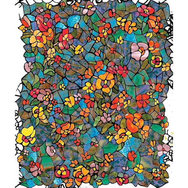 Lovelyhome 17 x 78 in. Decorative Self Adhesive Film, Venetian Garden LO3087803 - main